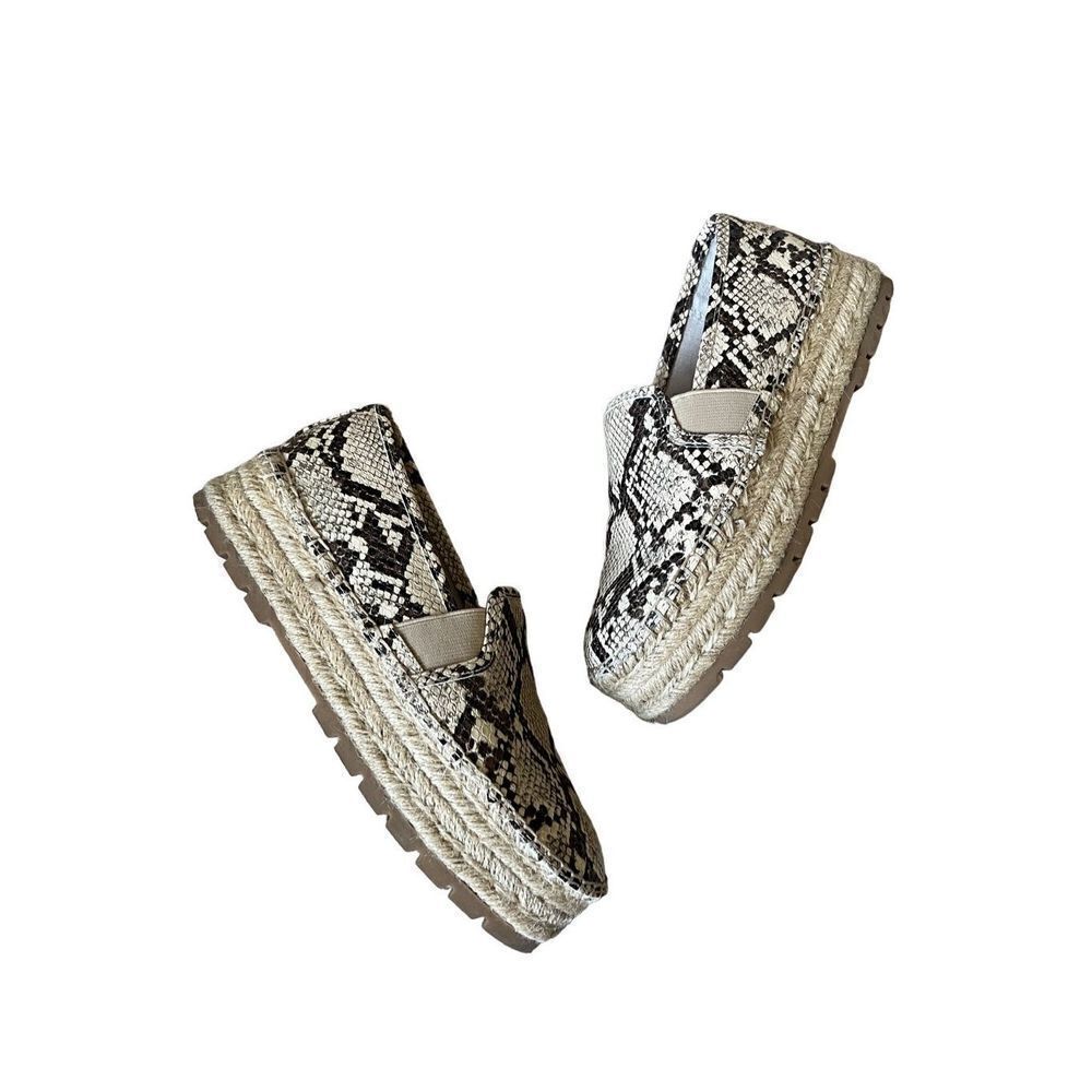 CIRCUS by SAM EDELMAN CORA PLATFORM ESPADRILLES SLIP ONS size 6.5 / 6